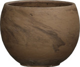 Basalt Terracotta Sphere Pot - 37cm - Discontinued