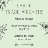 90cm Deluxe Evergreen Wreath (260 Tips) 90cm Deluxe Evergreen Wreath (260 Tips)