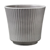 Warm Grey Delphi Ceramic Pot (14cm)