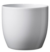 Shiny White Basel Fashion Pot (27cm)