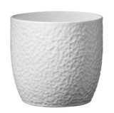 Boston Ceramic Pot Matte White (24cm)