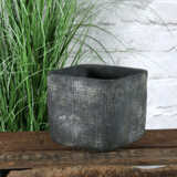 Grey Zen Ceramic Flowerpot 15cm