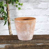Rustic Ceramic Flowerpot 17.5cm 