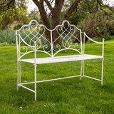 Cream Avalon Garden Bench