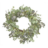 Eucalyptus and White Berry Wreath 67cm