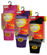 Ladies Stripe Thermal Sock (Assorted Designs)