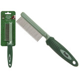 Crufts Soft Grip Grooming Comb On Blister Card                Crufts Soft Grip Grooming Comb On Blister Card