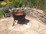 Meredir Cast Iron Fire Bowl (Extra Large)