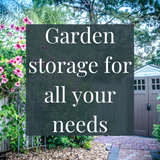Keep your garden furniture safe and secure with garden storage