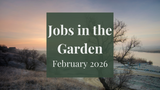 Jobs in the Garden: February 2025