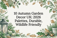 10 Autumn Garden Decor UK: 2026 Palettes, Durable, Wildlife Friendly