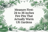 Measure First: 24 to 36 inches Fire Pits That Actually Warm UK Gardens