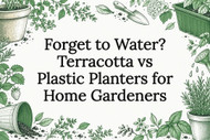 Forget to Water? Terracotta vs Plastic Planters for Home Gardeners
