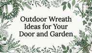 Outdoor Wreath Ideas for Your Door and Garden