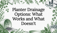 Planter Drainage Options: What Works and What Doesn't