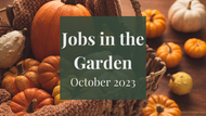 Jobs in the Garden: October 2023