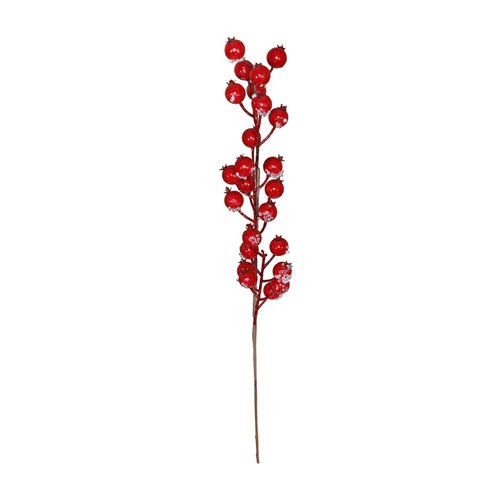 Large Red Berries Spray (62cm)