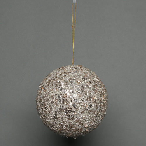 Champagne Glitter Bauble (20cm) Champagne Glitter Bauble (20cm)
