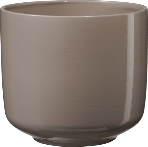 Bari Ceramic Pot Grey-Beige (13cm x 12cm)