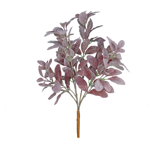 Lambs ear bush flocked glitter Burgundy  Lambs ear bush flocked glitter Burgundy