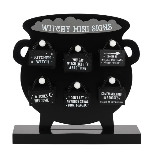 Witchy Hanging Mini Signs  (Assorted Designs)