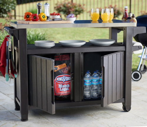 Keter Unity BBQ Table 279L Anthracite