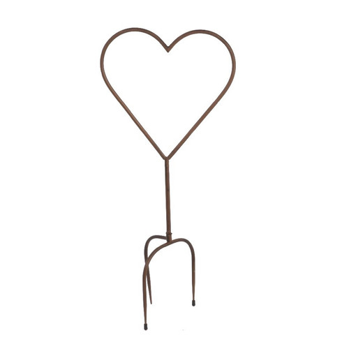 Small Metal Heart Stake (67cm)