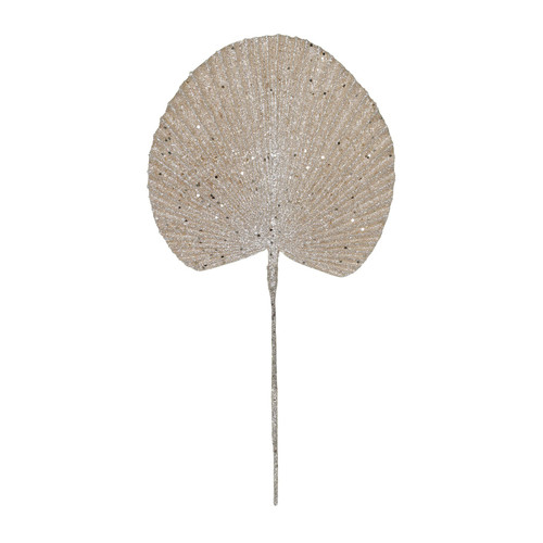 Champagne Glitter Palm Spear Stem Champagne Glitter Palm Spear Stem