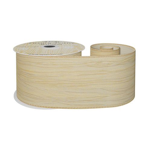 Gold Crushed Taffeta Ribbon (63mm x 10yds) Gold Crushed Taffeta Ribbon (63mm x 10yds)