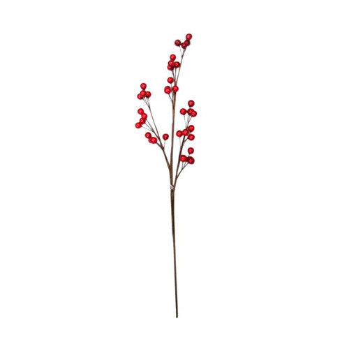 Red Berry Branch x 36 Berries 45cm (36/360)