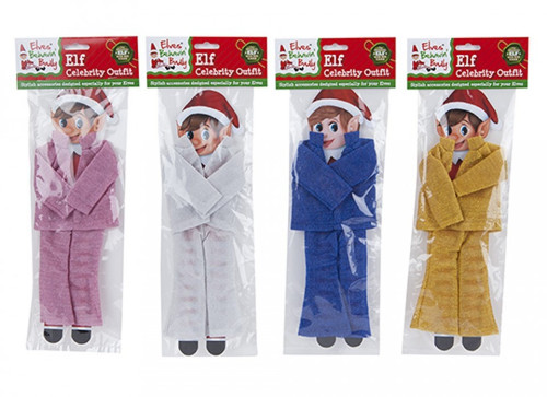 Elf Glitter Celebrity Dress Up Outfits (Assorted Designs)