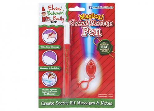 Elf Secret Message Pen with Invisible Ink & Torch