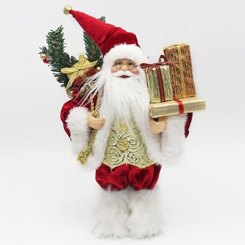 Red Standing Santa (31cm) - Discontinued