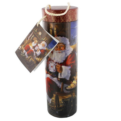 Tri-Coastal Design Old Time Santa Wine Bottle Rigid Gift Holder - Discontinued