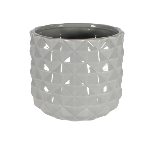 Grey Ceramic Pineapple Pot (13.3cm)