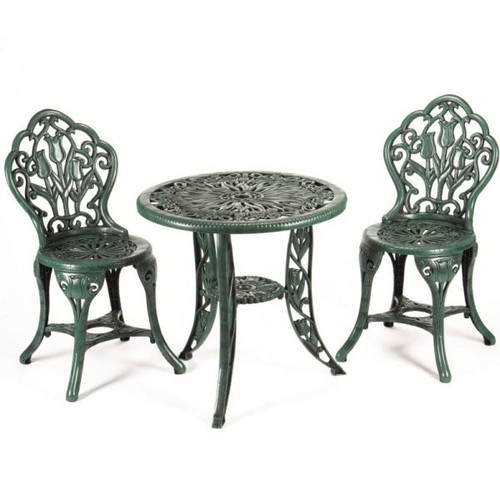 Greenhurst Tulip Bistro Set - Verdigris - Discontinued