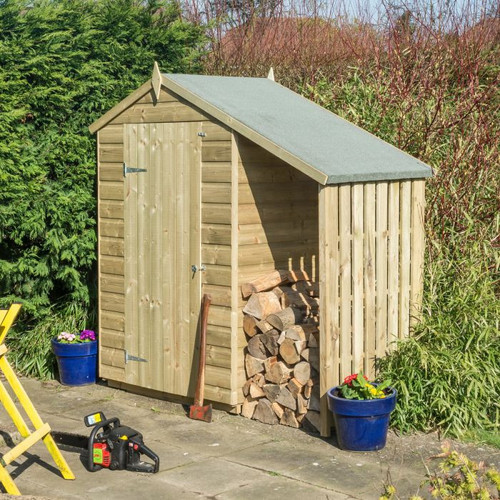 Oxford Timber Shed With Lean To (4x3)  - Discontinued