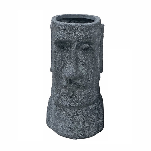 Large Grey Maoi Planter 