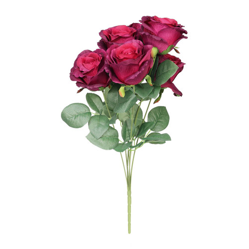 Camelot Burgundy Rose Bunch (7 Heads) 