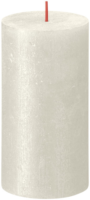 Bolsius Rustic Ivory Shimmer Metallic Candle (130mm x 68mm) Bolsius Rustic Ivory Shimmer Metallic Candle (130mm x 68mm)