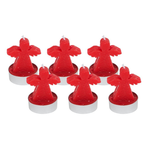 Set of 6 Angel Shaped Candles