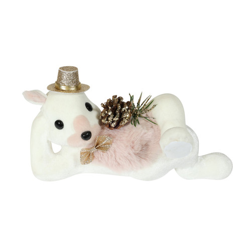 White Pink Velvet Fur Squirrel White Pink Velvet Fur Squirrel