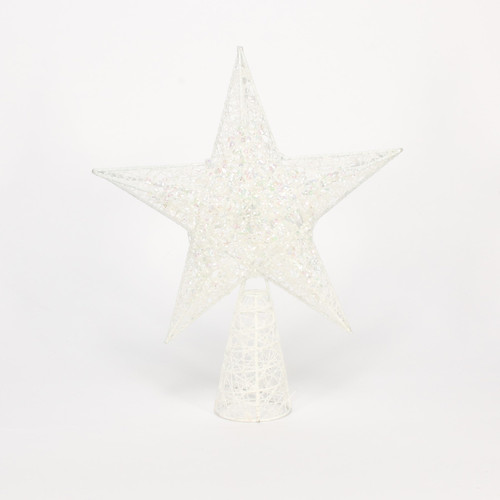 Rose Gold & White Star Tree Topper