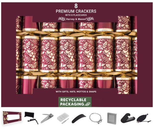 8 Premium Wineberry Crackers (12.5 Inch)