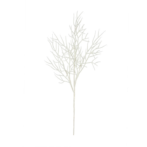 White Glitter Twig Stem (H65cm) White Glitter Twig Stem (H65cm)