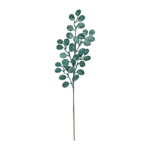 Peacock Glitter Eucalyptus Stem (H61cm)