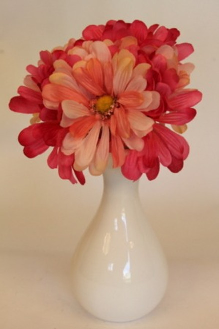 Artificial Pink Chrysanthemums Silk Flower Arrangement - Discontinued