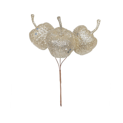 Champagne Apple Bunch of 3 (Dia4cm)  Champagne Apple Bunch of 3 (Dia4cm)