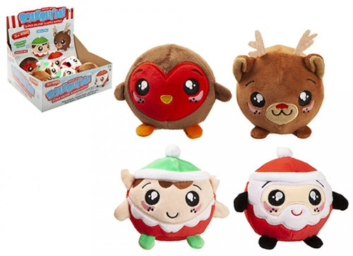 Assorted Squishimi Christmas Plush Balls (9cm)