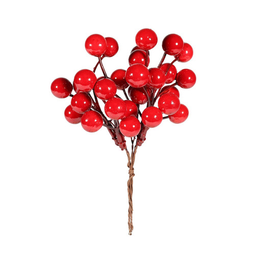 Red Berry Bunch (H14cm) Red Berry Bunch (H14cm)